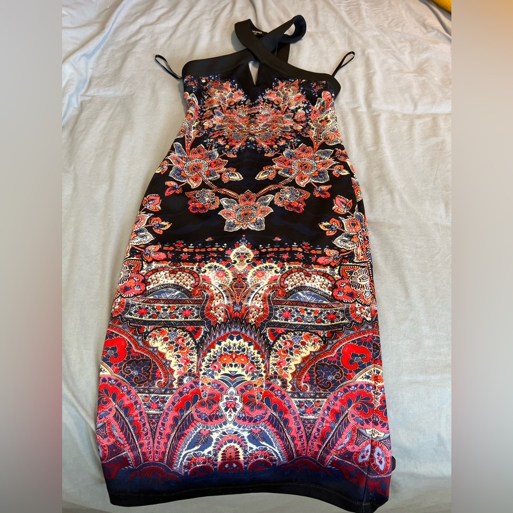 NWOT Women’s Bebe, XS, Patterned Dress